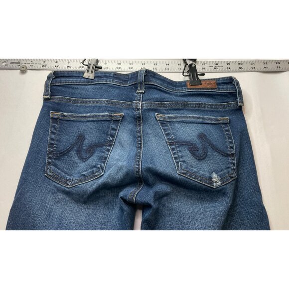 AG Adriano Goldschmied jeans womens 26 27 x 28 legging super skinny ankle blue - Picture 4 of 11